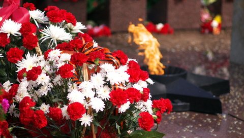 Обои день победы, 9 мая, вечный огонь, victory day, may 9, eternal flame разрешение 2838x2008 Загрузить