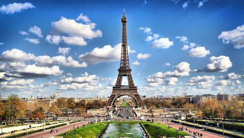 Обои париж, франция, эйфелева башня, paris, france, eiffel tower разрешение 1920x1080 Загрузить