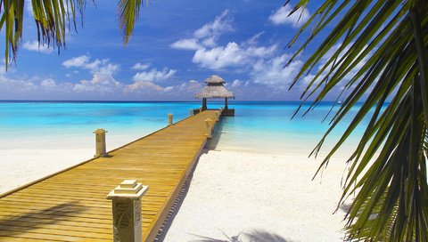 Обои песок, пляж, тропики, мальдивы, sand, beach, tropics, the maldives разрешение 1920x1080 Загрузить