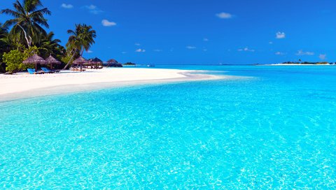 Обои пляж, тропики, мальдивы, beach, tropics, the maldives разрешение 1920x1280 Загрузить