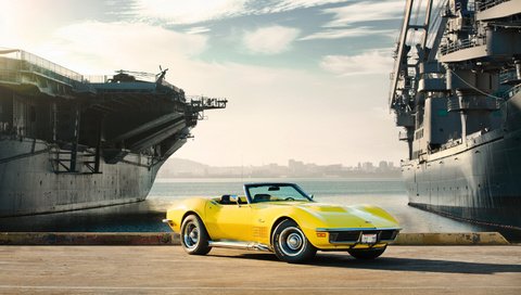 Обои стингрей, корвет, шевроле корвет, мускул кар, stingray, corvette, chevrolet corvette, muscle car разрешение 1920x1080 Загрузить