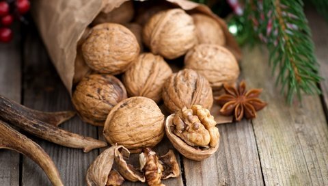 Обои новый год, орехи, праздник, грецкие, new year, nuts, holiday, walnut разрешение 4030x2760 Загрузить