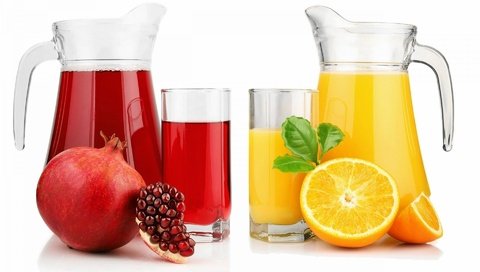 Обои фрукты, апельсин, напитки, стаканы, гранат, графин, сок, fruit, orange, drinks, glasses, garnet, decanter, juice разрешение 1920x1200 Загрузить