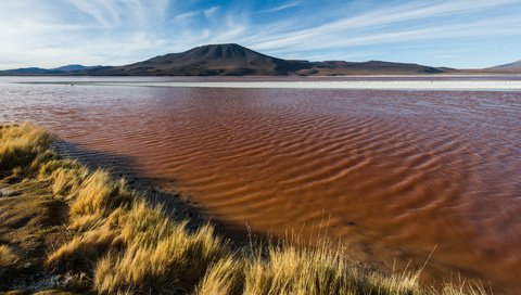 Обои пейзаж, боливия, лагуна колорада, landscape, bolivia, laguna colorada разрешение 2048x1367 Загрузить