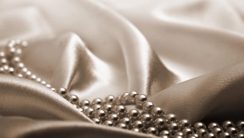 Обои белый, ткань, шелк, украшение, жемчуг, white, fabric, silk, decoration, pearl разрешение 1920x1200 Загрузить
