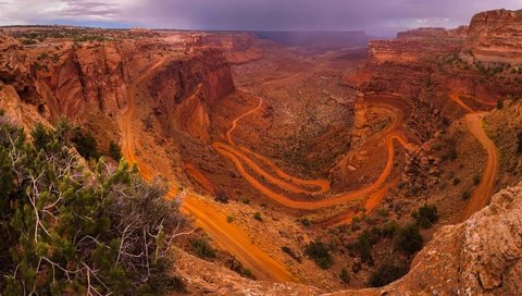 Обои горы, скалы, каньон, сша, юта, национальный парк, каньонлендс, mountains, rocks, canyon, usa, utah, national park, canyonlands разрешение 1920x1080 Загрузить