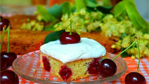 Обои ягода, вишня, выпечка, десерт, пирог, berry, cherry, cakes, dessert, pie разрешение 3004x1864 Загрузить