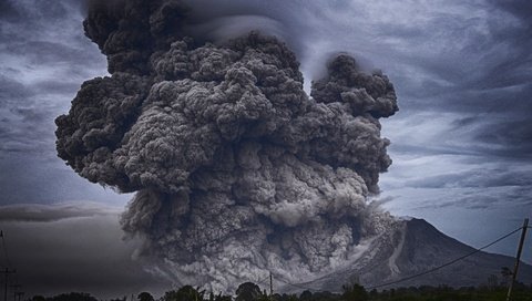 Обои дым, извержение, вулкан, вулкан этна, этна, smoke, the eruption, the volcano, mount etna, etna разрешение 1920x1469 Загрузить