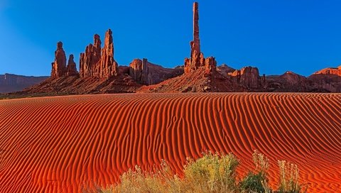 Обои скалы, пейзаж, песок, пустыня, rocks, landscape, sand, desert разрешение 1920x1200 Загрузить
