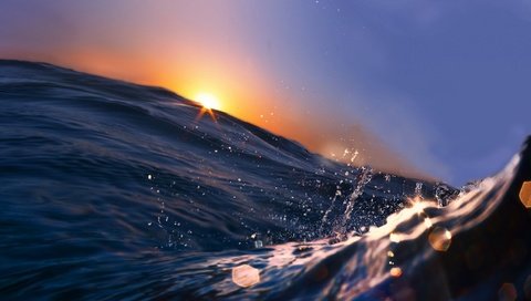 Обои волны, макро, море, wave, macro, sea разрешение 2560x1600 Загрузить