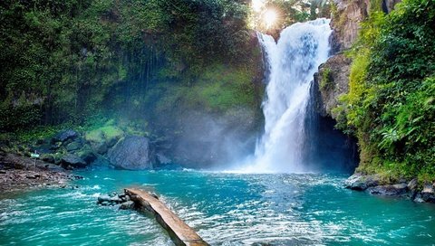 Обои вода, водопад, бали, tegenungan waterfall, водопад тегенунган, water, waterfall, bali разрешение 1920x1080 Загрузить