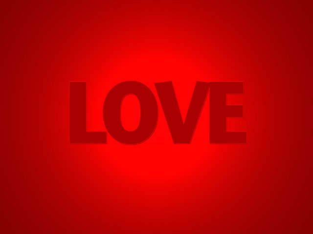 Обои красный, любовь, слово, red, love, the word разрешение 2560x1600 Загрузить