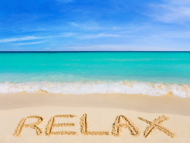 Обои природа, пляж, вид, надпись, океан, расслабся, nature, beach, view, the inscription, the ocean, relax разрешение 3400x2562 Загрузить