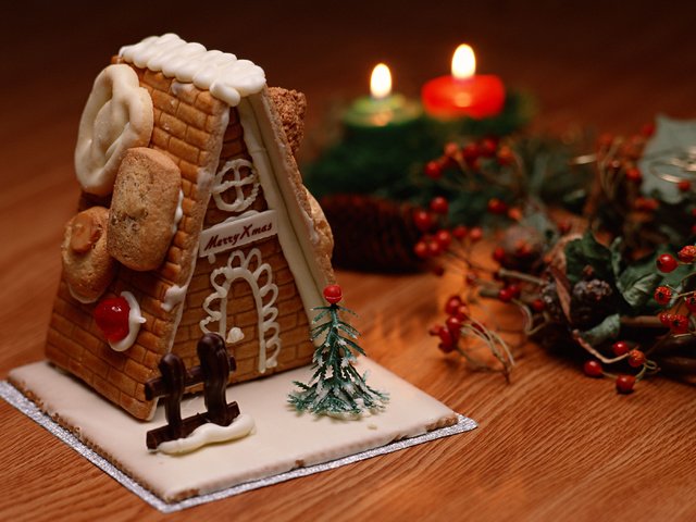 Обои свечи, новый год, сладости, домик, рождество, candles, new year, sweets, house, christmas разрешение 2950x2094 Загрузить