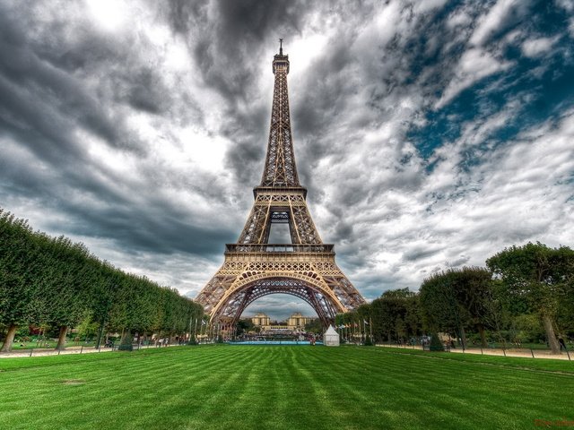 Обои город, башня, париж, the city, tower, paris разрешение 1920x1200 Загрузить