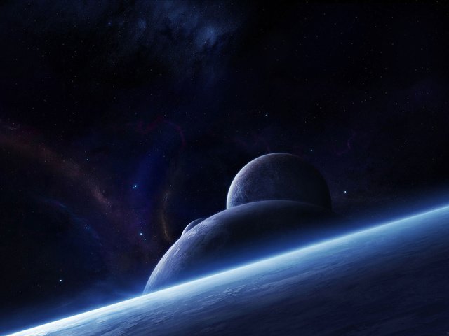 Обои космос, звезды, планеты, space, stars, planet разрешение 1920x1200 Загрузить