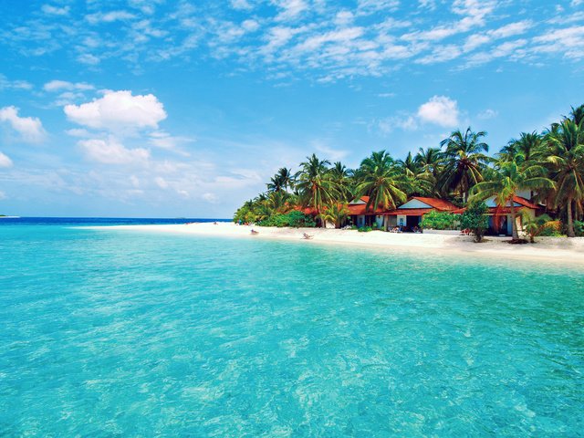Обои море, пляж, остров, тропики, мальдивы, sea, beach, island, tropics, the maldives разрешение 4288x2848 Загрузить