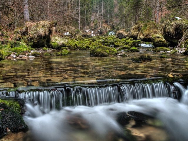 Обои вода, река, природа, водопад, поток, валуны, water, river, nature, waterfall, stream, boulders разрешение 3072x2048 Загрузить