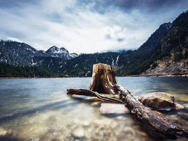 Обои небо, озеро, горы, природа, китай, a glacier lake in xichang, сичан, the sky, lake, mountains, nature, china, xichang разрешение 2048x1225 Загрузить