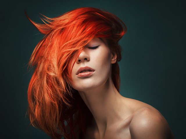 Обои девушка, красные, волосы, губы, лицо, agata, girl, red, hair, lips, face разрешение 2048x1366 Загрузить