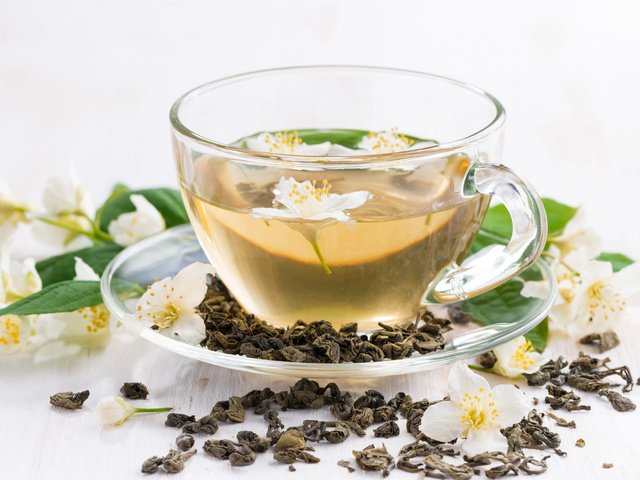 Обои напиток, чашка, чай, жасмин, зеленый чай, drink, cup, tea, jasmine, green tea разрешение 2048x1367 Загрузить