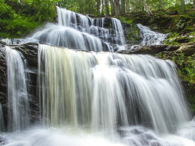 Обои вода, водопад, поток, water, waterfall, stream разрешение 3600x2400 Загрузить