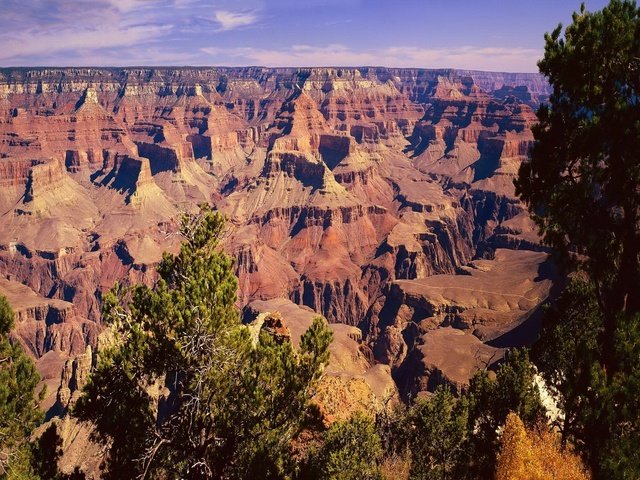 Обои небо, grand canyon national park, гранд каньон, горы, скалы, каньон, сша, ущелье, аризона, национальный парк, the sky, the grand canyon, mountains, rocks, canyon, usa, gorge, az, national park разрешение 1920x1080 Загрузить