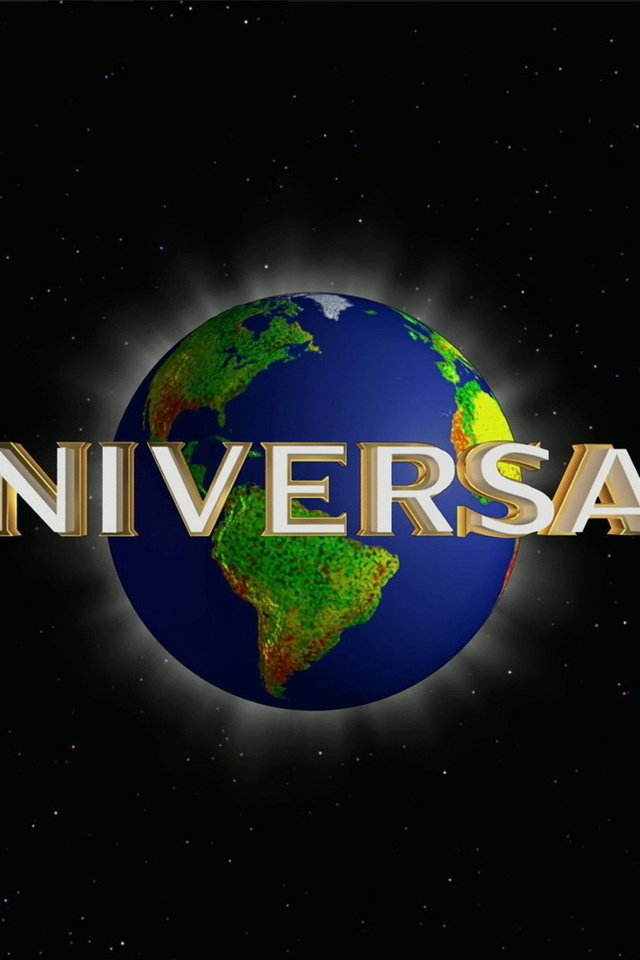 Обои земля, звезды, планета, надпись, лого, киностудия, универсальная, earth, stars, planet, the inscription, logo, studio, universal разрешение 1920x1200 Загрузить