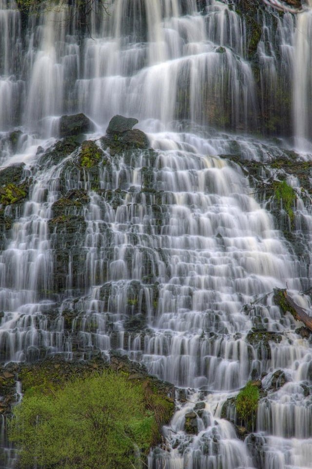 Обои вода, природа, скала, водопад, water, nature, rock, waterfall разрешение 1920x1080 Загрузить