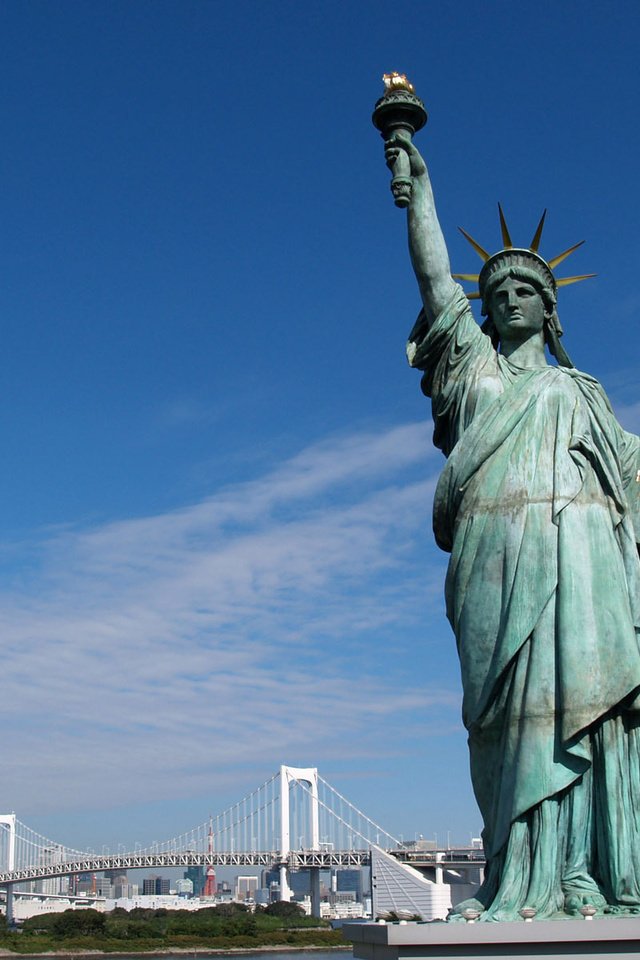 Обои сша, нью-йорк, статуя свободы, usa, new york, the statue of liberty разрешение 1920x1200 Загрузить