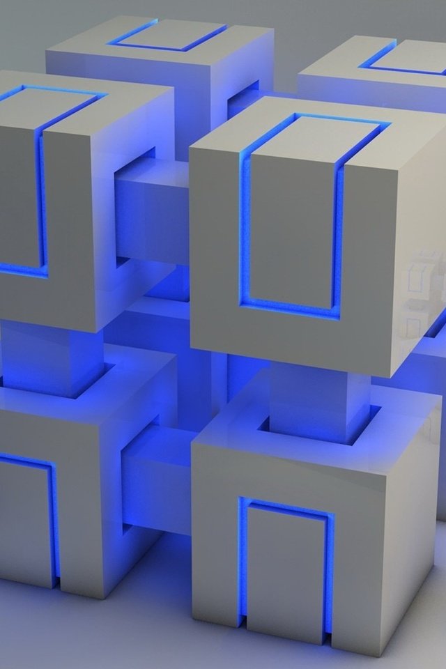 Обои свет, фон, квадраты, кубы, 3д, моделирование, light, background, squares, cuba, 3d, modeling разрешение 1920x1200 Загрузить