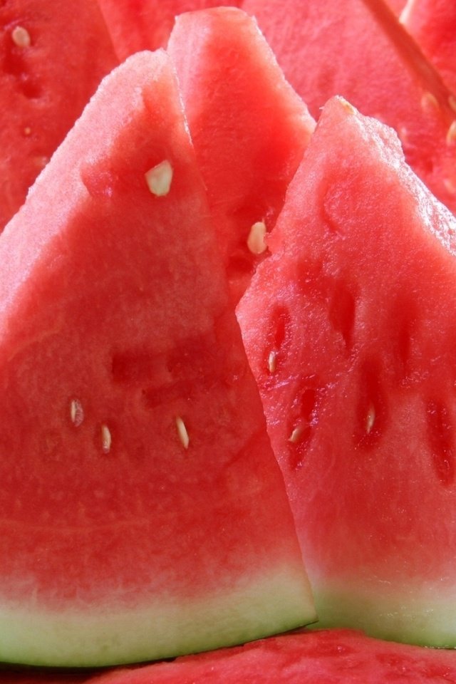 Обои красный, арбуз, ломтики, сочный, red, watermelon, slices, juicy разрешение 1920x1200 Загрузить