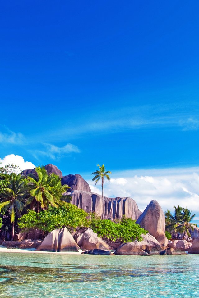 Обои море, пляж, отдых, остров, тропики, сейшелы, sea, beach, stay, island, tropics, seychelles разрешение 3819x2556 Загрузить