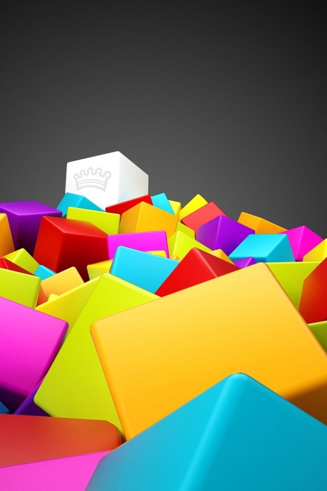 Обои разноцветные, кубики, квадраты, 3d графика, 3d colorful squares, colorful, cubes, squares, 3d graphics разрешение 1920x1080 Загрузить