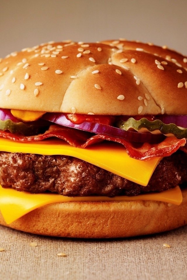 Обои бутерброд, гамбургер, котлета, сыр, мясо, булочка, чизбургер, sandwich, hamburger, patty, cheese, meat, bun, cheeseburger разрешение 1920x1200 Загрузить