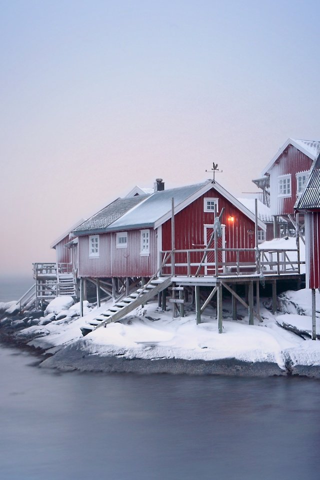 Обои дома, норвегия, лофотенские острова, зимнее море, рейн, home, norway, the lofoten islands, winter sea, rhine разрешение 2048x1365 Загрузить