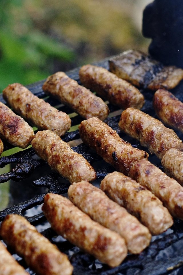 Обои мясо, гриль, колбаски, барбекю, meat, grill, sausages, bbq разрешение 3888x2592 Загрузить