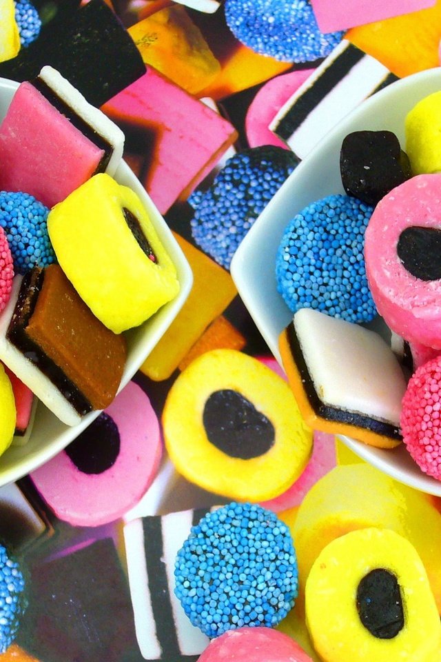 Обои конфеты, сладости, разноцветный, мармелад, candy, sweets, colorful, marmalade разрешение 2811x1979 Загрузить