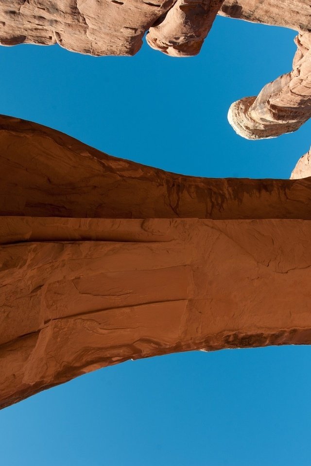 Обои небо, скалы, пейзаж, каньон, юта, национальный парк арки, the sky, rocks, landscape, canyon, utah, arches national park разрешение 2000x1330 Загрузить