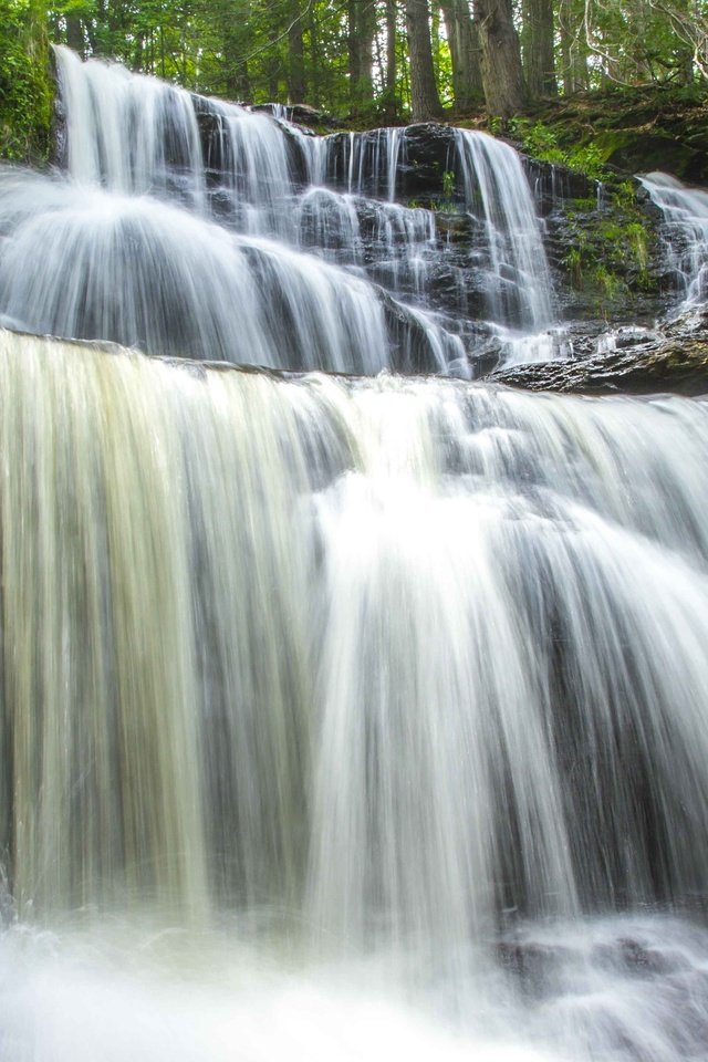 Обои вода, водопад, поток, water, waterfall, stream разрешение 3600x2400 Загрузить