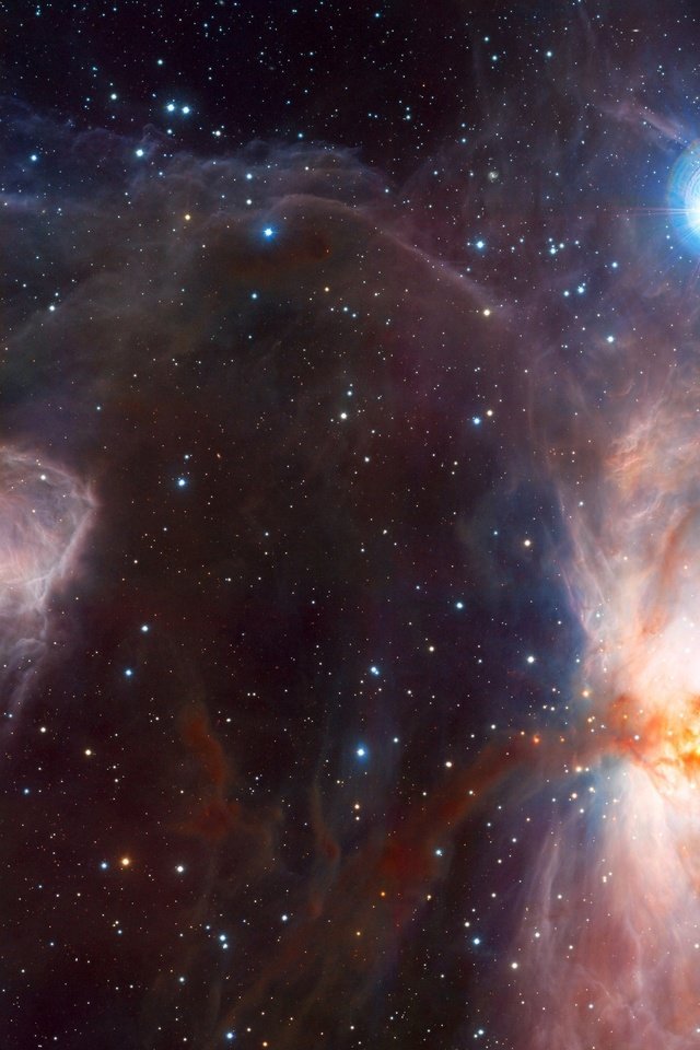 Обои космос, звезды, туманность, орион, space, stars, nebula разрешение 3840x2160 Загрузить