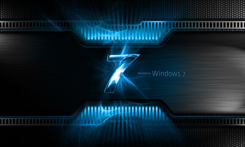 Обои голубая, windows 7, семерка, windows seven, ос, microsoft windows, blue, seven, os разрешение 1920x1080 Загрузить