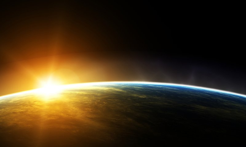 Обои солнце, земля, космос, планета, орбита, the sun, earth, space, planet, orbit разрешение 1920x1080 Загрузить