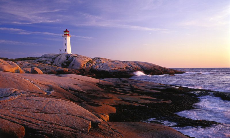 Обои море, маяк, канада, sea, lighthouse, canada разрешение 1920x1200 Загрузить