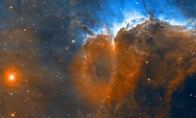Обои космос, звезды, туманность пеликан, space, stars, the pelican nebula разрешение 1996x1497 Загрузить