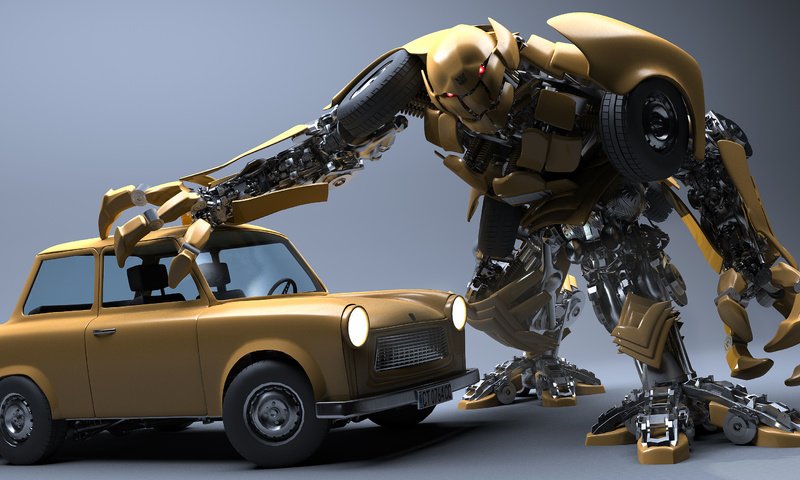 Обои робот, robot in disguise, трансформер, мшина, robot, transformer, mchina разрешение 3280x1700 Загрузить