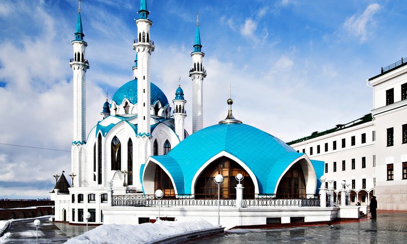 Обои площадь, мечеть, казань, area, mosque, kazan разрешение 1920x1080 Загрузить