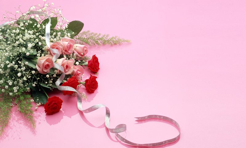 Обои розы, букет, розовый, roses, bouquet, pink разрешение 1920x1200 Загрузить