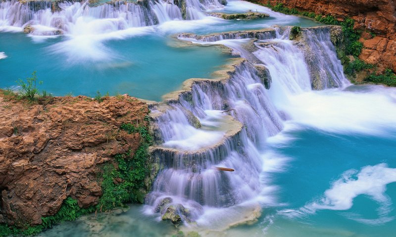 Обои вода, река, камни, водопад, water, river, stones, waterfall разрешение 1920x1080 Загрузить