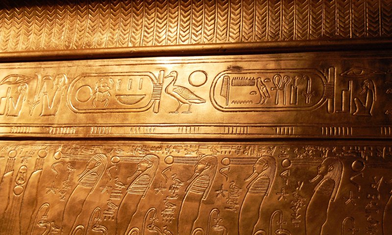 Обои иероглифы, египет, тутанхамон, гробница, characters, egypt, tutankhamun, tomb разрешение 1920x1080 Загрузить